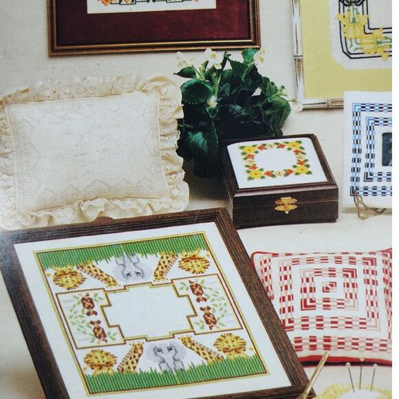 Graph Menagerie Gail Re's Best Borders Cross Stitch Pattern Fruit, Animals, Iris - Picture 5 of 8